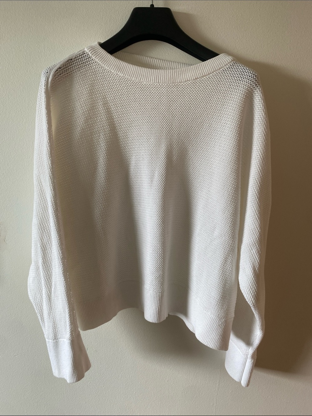 Prologue Target White Cotton Knit Sweater